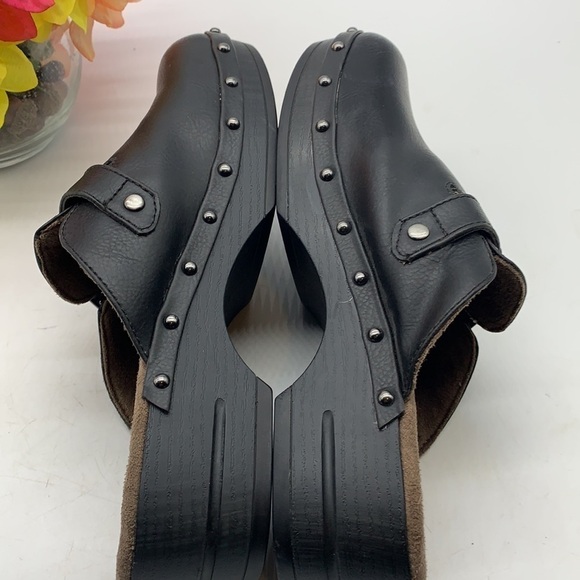Natural Soul Black Mule Clog Sz 9. CM3511B - Picture 5 of 8